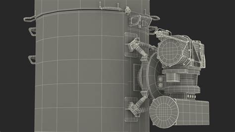 Mark Phalanx Close In Weapon System Marine Rigged D Model