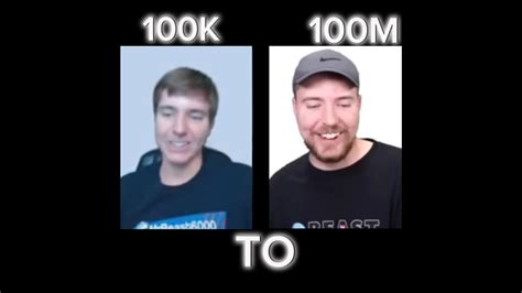 MrBeast Live Reaction To Hitting 100k To 100M Subs YouTube