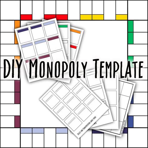 Printable monopoly board and cards original - honswap