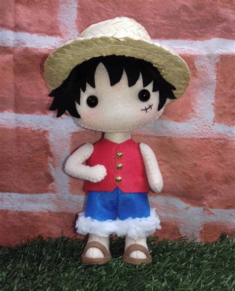 Luffy One Piece Em Feltro Elo Produtos Especiais