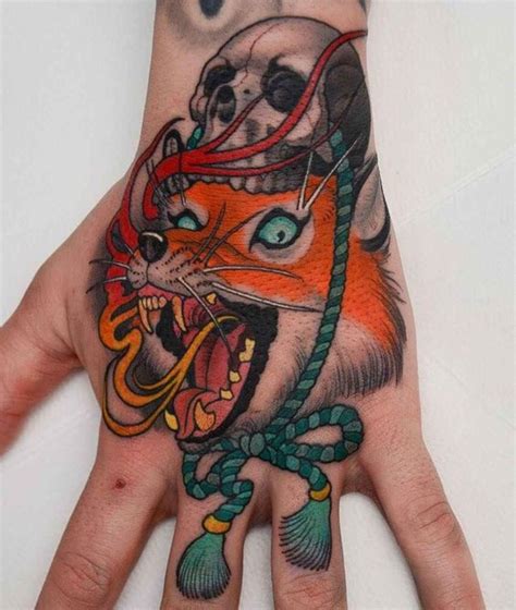 Fox Animal Tattoo Designs