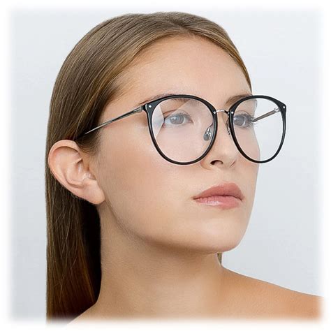 Linda Farrow Kings Oversized Optical Glasses In Black Lfl747c8opt