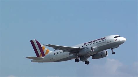 Germanwings Airbus 319 D AGWB Take Off Malaga LEMG YouTube