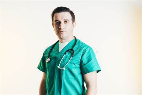 Doctor in uniform stock image. Image of healthcare, hospital - 193840065