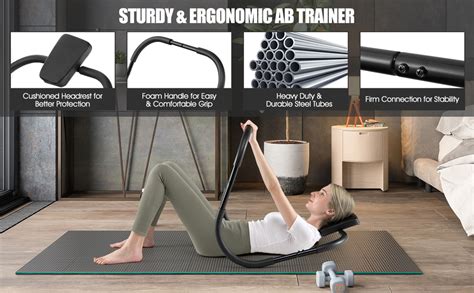 Amazon GYMAX Ab Cruncher Abdominal Trainer Sit Up Assistant