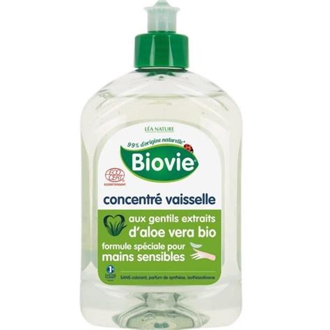 BIOVIE Concentré vaisselle à l Aloe vera 500 ml Cdiscount