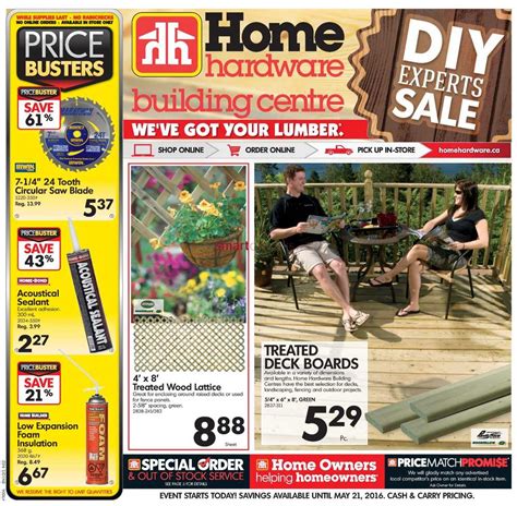 Home Hardware Building Centre Atlantic Flyer May 11 To 21