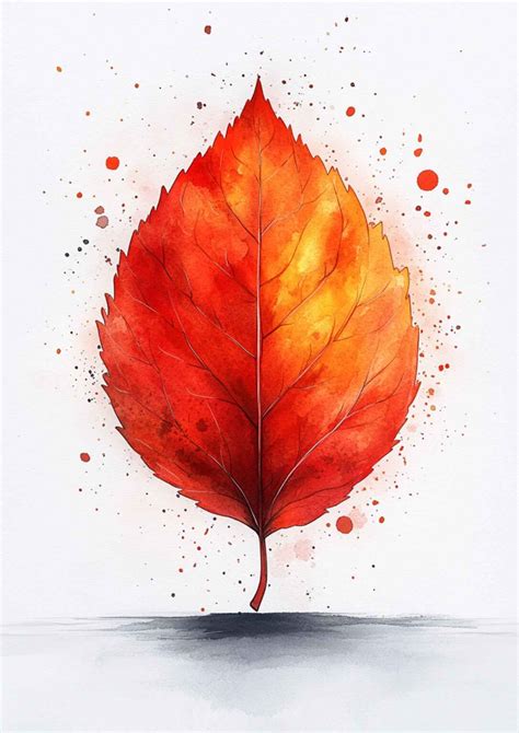 40+ Fall Watercolor Ideas (+FREE Printable Watercolor Templates ...