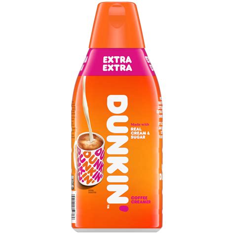 Dunkin' Donuts Extra Extra Liquid Coffee Creamer - Shop Coffee Creamer ...