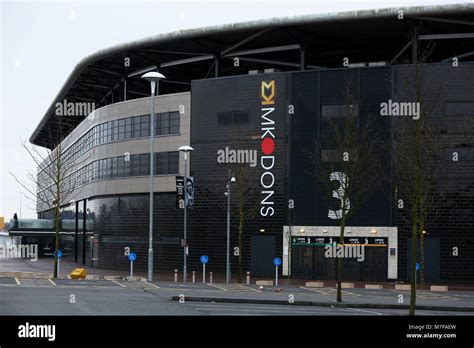 General Views Of The Milton Keynes Football Stadium Mk Dons Uk Stock