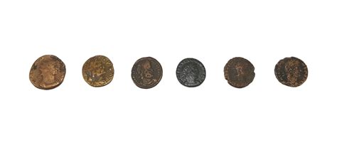 Rise Of Christianity In Ancient Rome 12 Bronze Coins