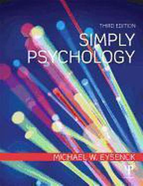 Simply Psychology Michael W Eysenck 9781848721029 Boeken