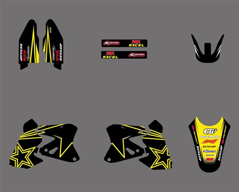 New Style Team Graphics And Backgrounds Decals Stickers For Suzuki Drz400