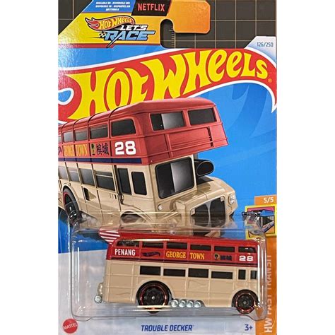 Hot Wheels F G Netflix Trouble Decker