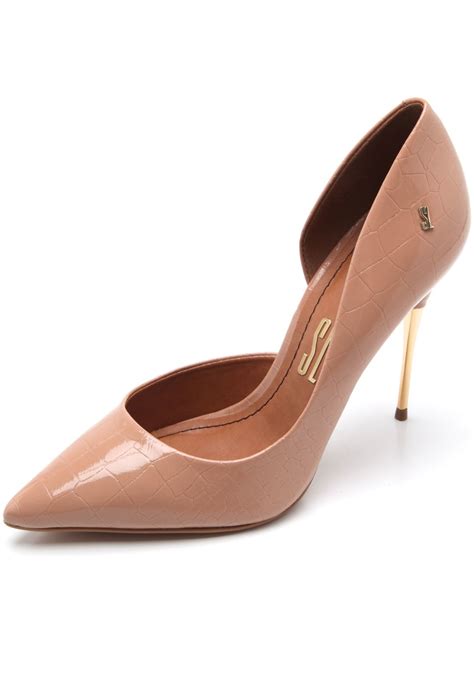 Scarpin Santa Lolla Liso Nude Compre Agora Dafiti Brasil