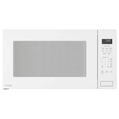 GE Profile Profile 2.2 cu. ft. Built-In Microwave in White with Sensor ...