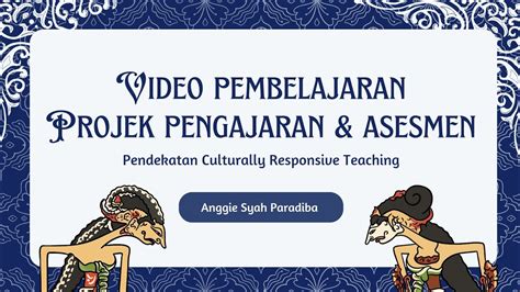 Video Pembelajaran Pendekatan Culturally Responsive Teaching Youtube