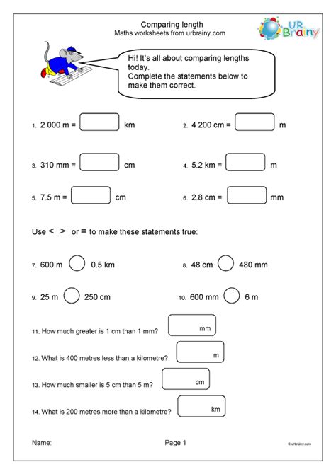 Questions On Measurement Of Length