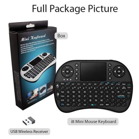 Rii I8 Rechargeable Wireless Keyboard With Touchpad Mouse Price In ...