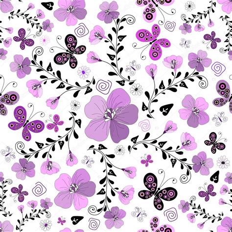 Seamless floral white pattern — Stock Vector © OlgaDrozd #3370881