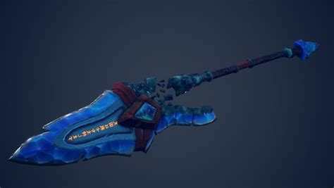 Frost Song Glaive 3D model - TurboSquid 2018526