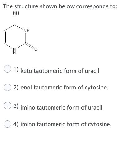 Solved The Structure Shown Below Corresponds To NH NH ZI 1 Chegg