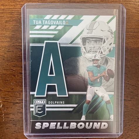 Panini Donruss Elite Spellbound Green Sb Tt Tua Tagovailoa Ebay