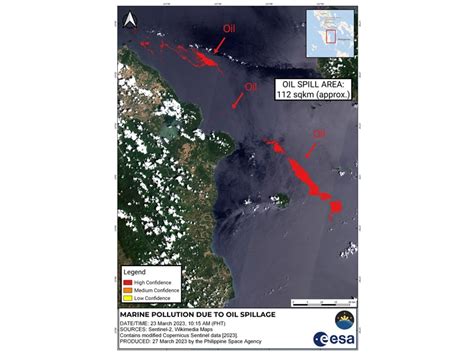 Oil Spill Naaanod Patungong Verde Island Passage Philippine Space