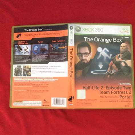 Xbox 360 Orange Box Portal 1 Half Life TF Portal 2 Hobbies Toys