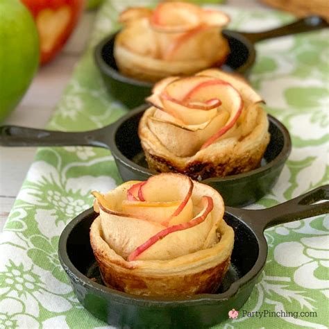 Baked Apple Roses Apple Rose Puff Pastry Easy Apple Tart Pie Thanksgiving