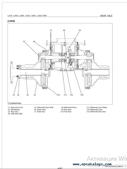 Kubota L3130 L3430 L3830 L4330 L4630 L5030 Workshop