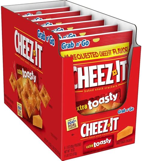 Amazon Cheez It Hot Spicy Cheese Crackers G Oz Box Imported From Canada