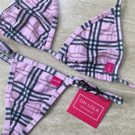 Pink Plaid Micro Bikini A Plaid Twist Of A Beautiful Classic Design