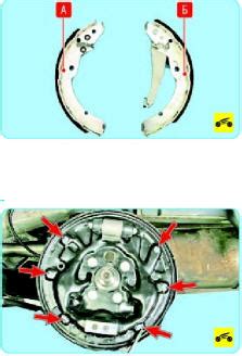 Замена задних тормозных колодок Поло седан, тормозного барабана