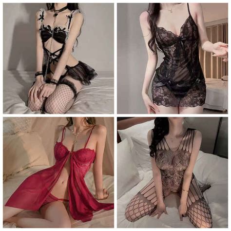 Sexy Lingerie Women S Halter Top With Lace Seductive Pajamas Sexy And Gathered Front Slit