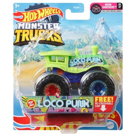 Hot Wheels Monster Truck 1 64 Collection Loco Punk