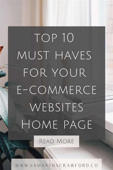 Top 10 Must Haves For Your Websites Home Page Online Business Courses