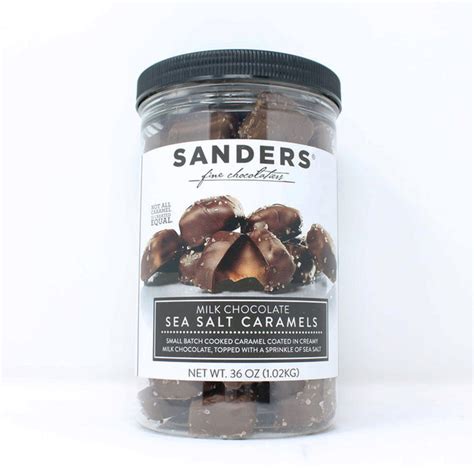 Sanders Milk Chocolate Sea Salt Caramels 102kg Costco Uk