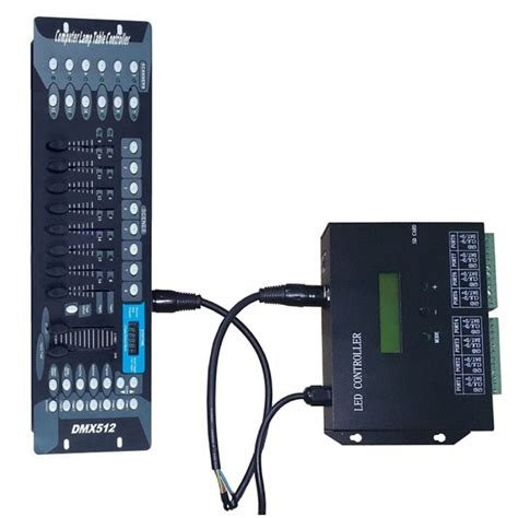 AC86 265V LED Controller Full Color Programmable DMX512 Controller 8