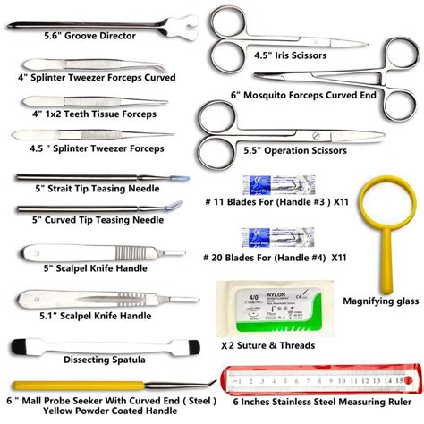 Pcs Advanced Dissection Kit For Botany Veterinary Medical Student