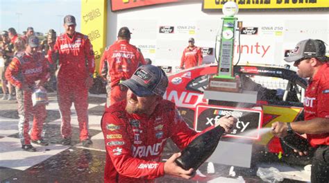 Xfinity Race Justin Allgaier Wins At Iowa Speedway Sports Illustrated