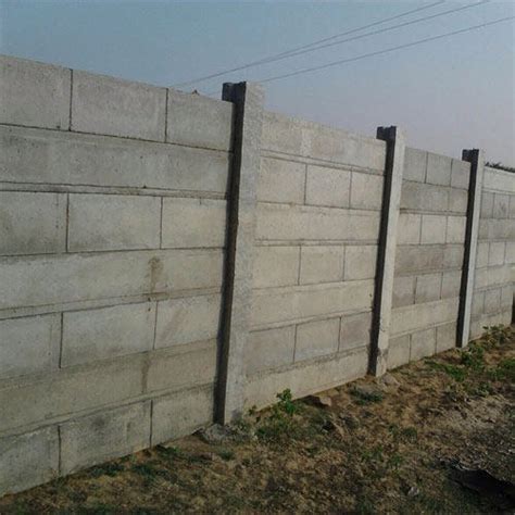 RCC Boundary Wall Dimensions 2100 X 300 Mm Thickness 50 Mm At Rs 70