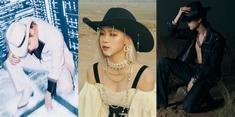 8 Potret Idol K Pop Yang Mencuri Perhatian Pakai Topi Koboi Item