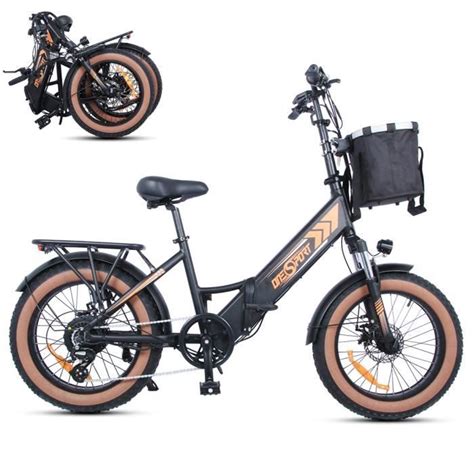 ONESPORT OT29 Vélo Électrique Pliable 20 Fat bike 750W 48V 17AH