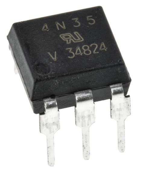 4N35 Vishay Vishay 4N35 DC Input Transistor Output Optocoupler