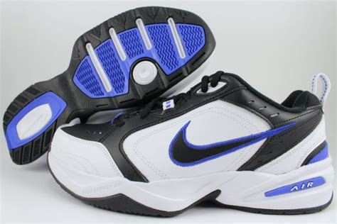 Nike-Air-Monarch-IV-4E-Black-White-Racer-Blue-1 | Runner Expert