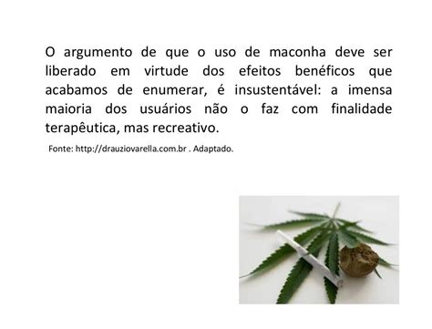 Redação Especial Tema Legalização Da Maconha