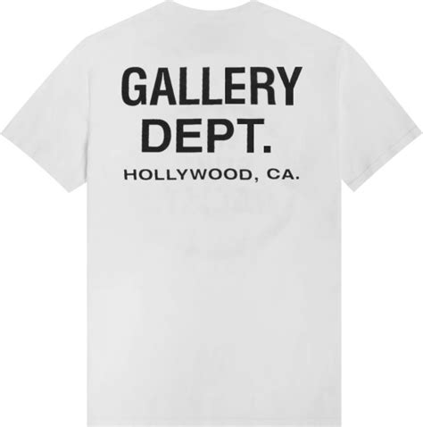 Gallery Dept White Souvenir Logo T Shirt Inc Style