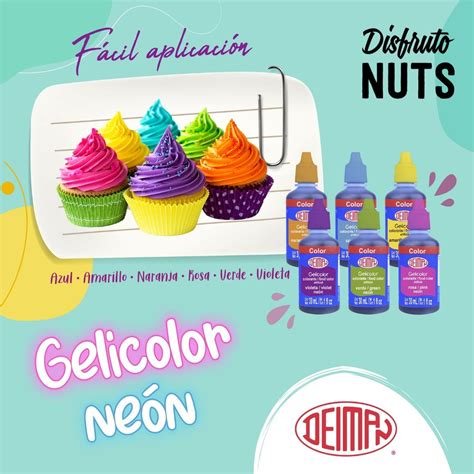 Cajita Multicolor Ne N Deiman Colorantes Vegetales Gelatinas Disfruto