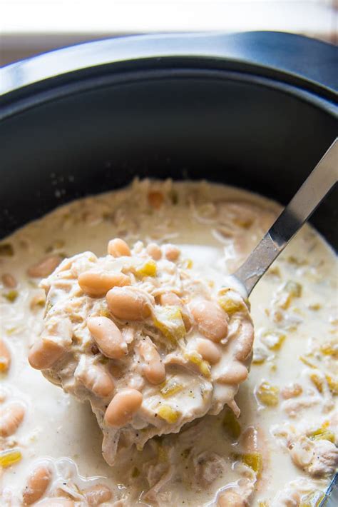 Crock Pot White Chicken Chili